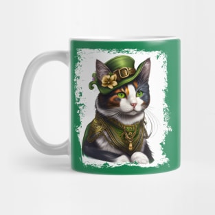 Just A Lady Cat For St. Patrick's Day Mug